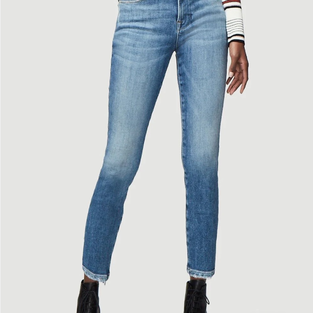 Frame Denim Le High Skinny Crop - Amal Blue Wash Size 30 in EUC